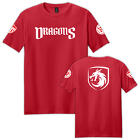 Dragons Cotton Red T-Shirt