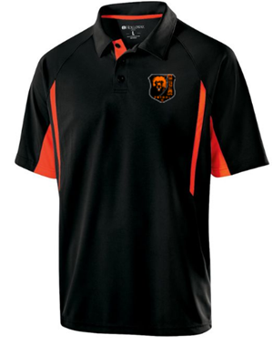 CAL HS BLACK/ORG AVENGER POLO Image