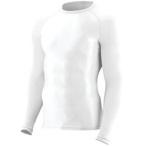 Augusta Hyperform Compression Long Sleeve Shirt White Image